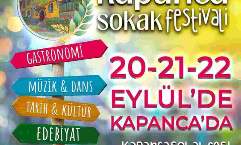 Kapanca Sokak Festivali Başlıyor!