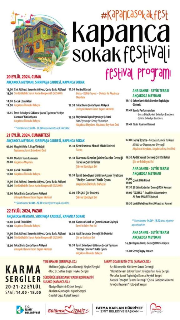 Kapanca Sokak Festivali Başlıyor!