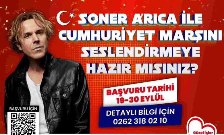 Soner Arıca ile birlikte Cumhuriyet Marşını seslendirmeye var mısınız?