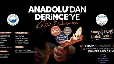 Anadolu'dan Derince'ye Kültür Buluşması
