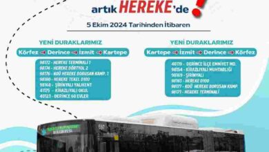 Hat 41K’da yeni rota Hereke