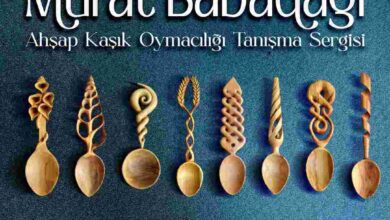Murat Babadağı ahşap kaşık oyması sergisi 4 Kasım’da kapılarını açıyor