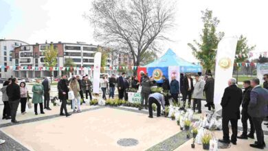 Kartepelilere fidan dağıtımı yapıldı