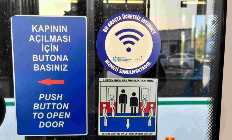 Ulaşımda ücretsiz Wi-Fi hizmeti