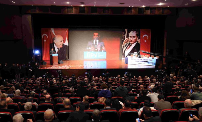 100. Doğum Gününde 9. Cumhurbaşkanı Süleyman Demirel'i Anma etkinliği