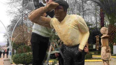 Ahşap Heykeller Onarılıyor