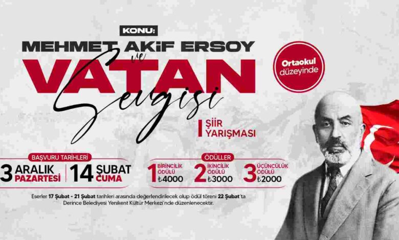 Vatan Sevgisi Mısralarda Hayat Bulacak