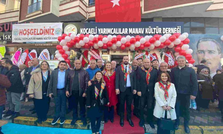 Başkan Hürriyet, Manav hemşerilerinin açılış heyecanına ortak oldu