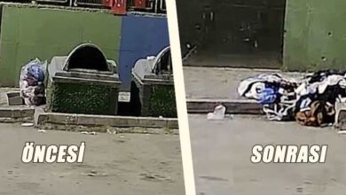 İzmit’te çöpleri bilinçli olarak saçan şahıs kameraya yakalandı!
