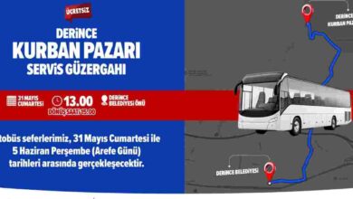 Derince'de Ücretsiz Kurban Pazarı Servisi