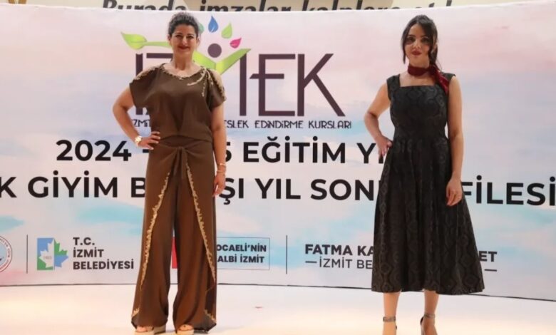 İZMEK’ten muhteşem defile ve yılsonu sergisi
