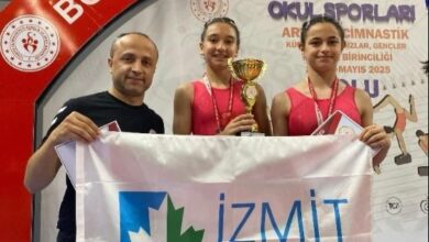 İzmit Belediyesporlu genç cimnastikçiler Türkiye ikincisi oldu