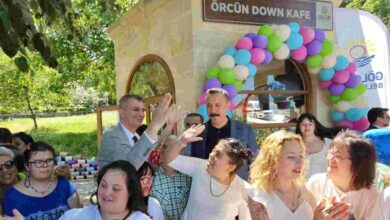 Örcün Down Kafe, hizmete açıldı