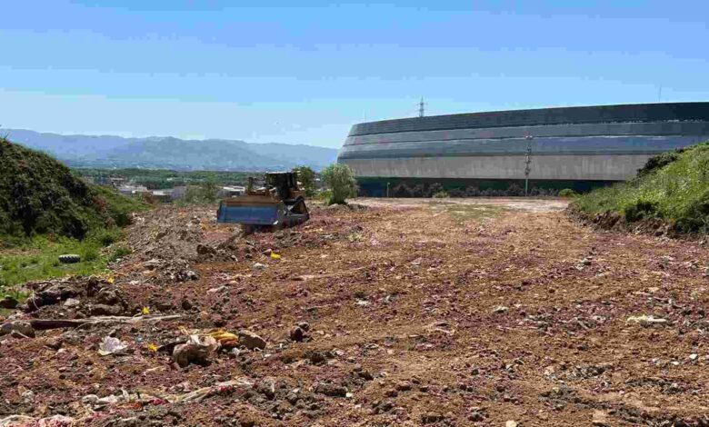 Büyükşehir Kocaeli Stadı’nda misafir takım taraftarları için yeni bir otopark inşa ediyor