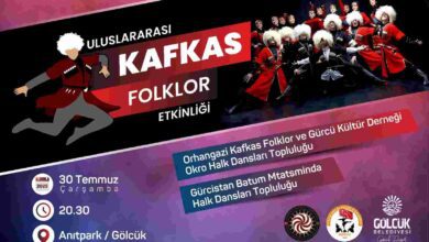 KAFKAS HALK OYUNLARI GÖLCÜK'TE RESİTAL SUNACAK