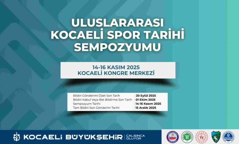 Kocaeli’nin spor tarihi bu sempozyumda