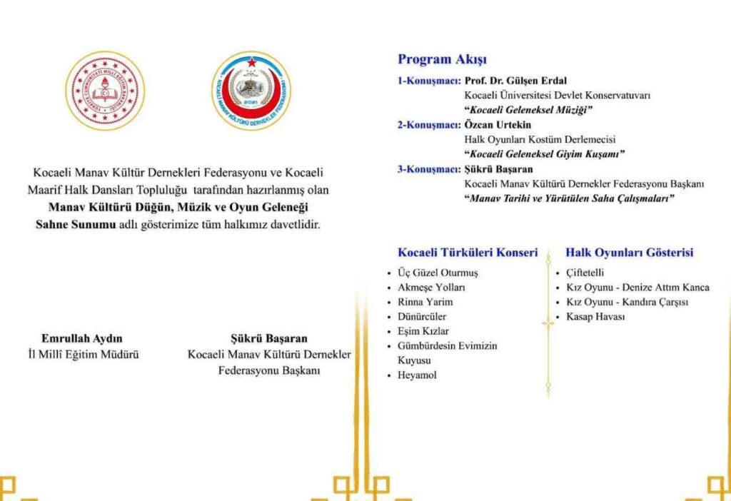 Kocaeli’nin Manav Kültürü Sahneye Taşınıyor