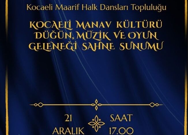 Kocaeli’nin Manav Kültürü Sahneye Taşınıyor