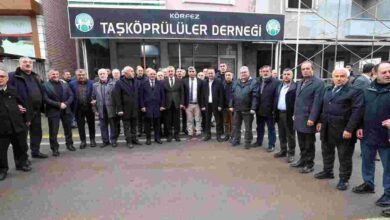 Başkan Büyükakın, Körfez Taşköprülüler’e misafir oldu