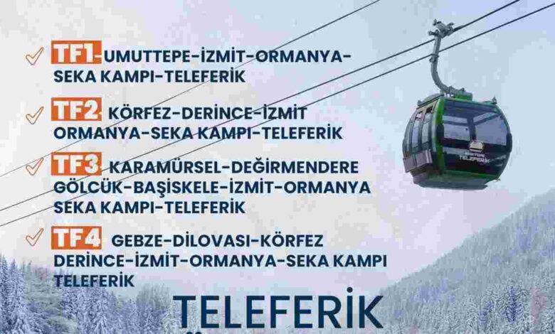 Kartepe Teleferik’e kesintisiz ulaşım