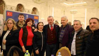 Başkan Büyükakın, iftarda Kuzey Makedonya’daydı