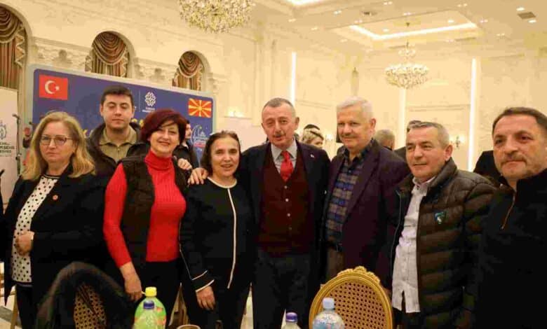 Başkan Büyükakın, iftarda Kuzey Makedonya’daydı