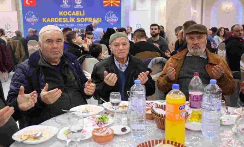 Gönül sofrası Makedonya Zhupa’da kuruldu