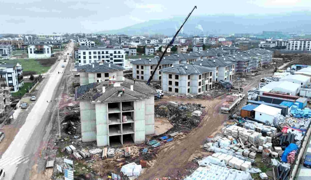 Kartepe Kent Konut Evleri’nde ilerleme yüzde 51