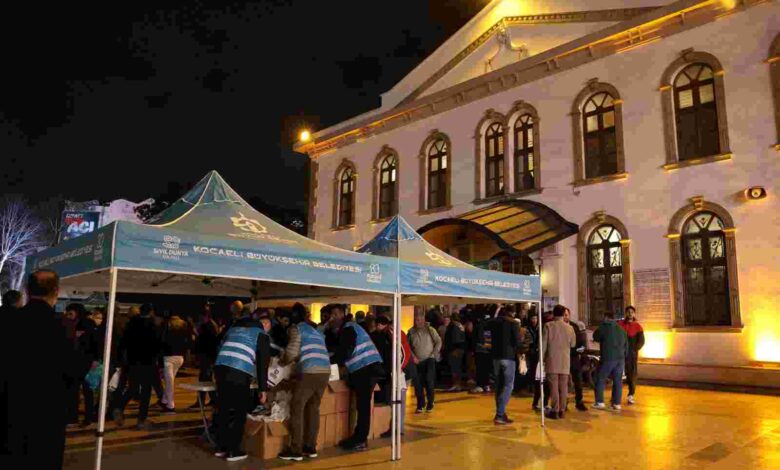 Büyükşehir’den kandil simidi ikramı