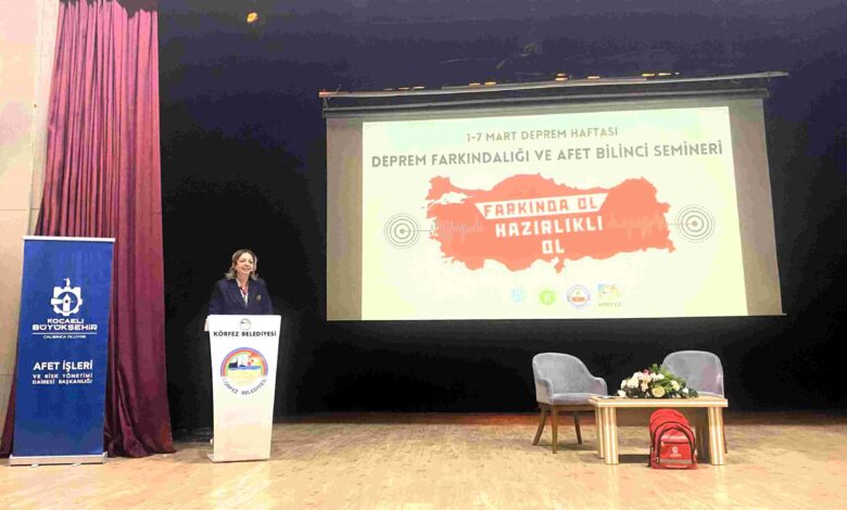 Deprem Haftası’nda farkındalık semineri