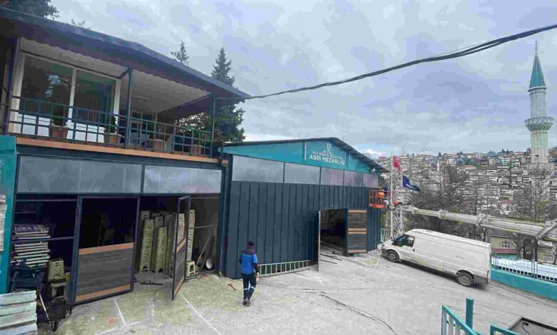 Asri Mezarlık’ta bakım, onarım ve yenileme çalışmaları tamamladı