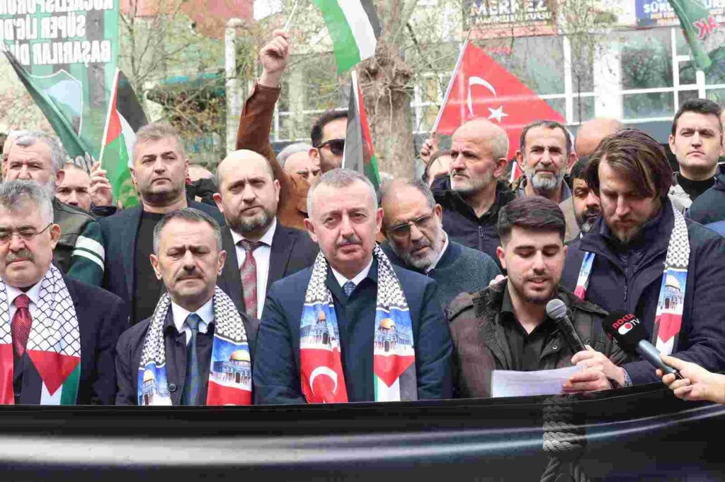 Başkan Büyükakın’dan Filistin’e destek