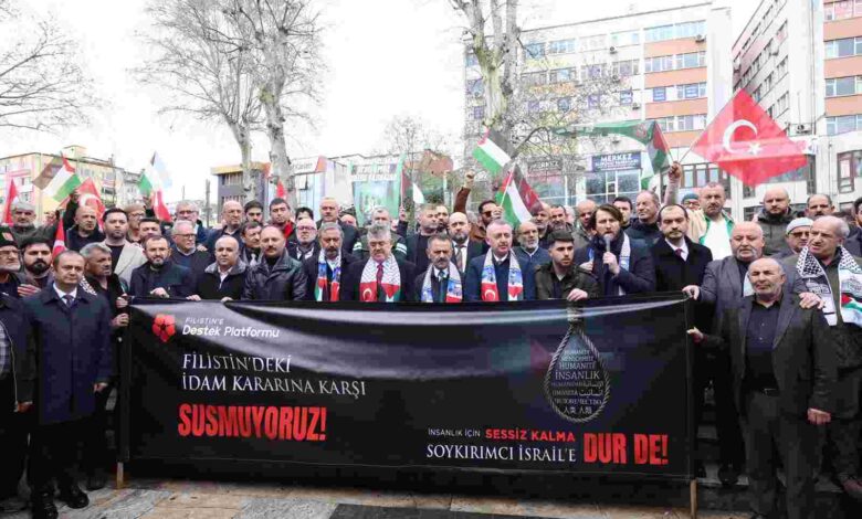 Başkan Büyükakın’dan Filistin’e destek