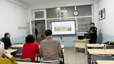 Bilgievleri personeli yangına karşı bilinçlendirildi