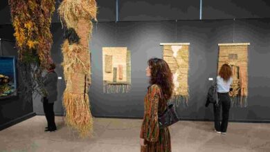 “Doku Renk ve İzler”, ilmek ilmek bu sergide