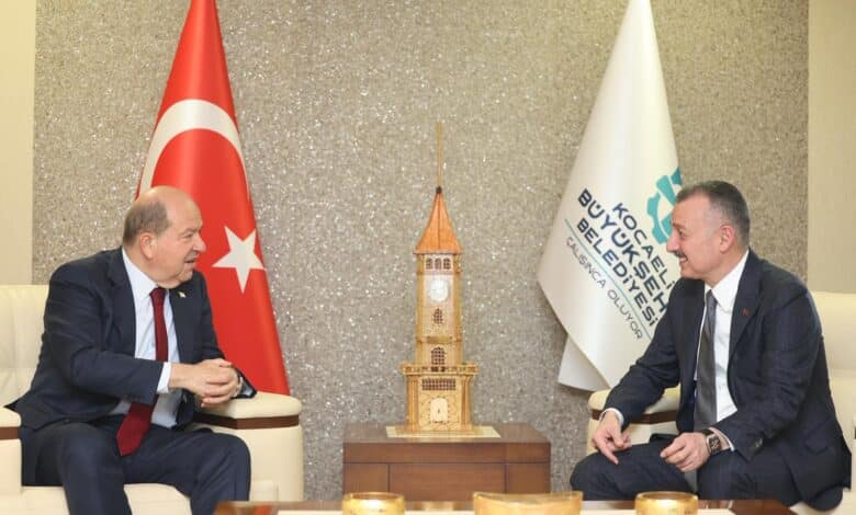 Ersin Tatar, Başkan Büyükakın’a konuk oldu
