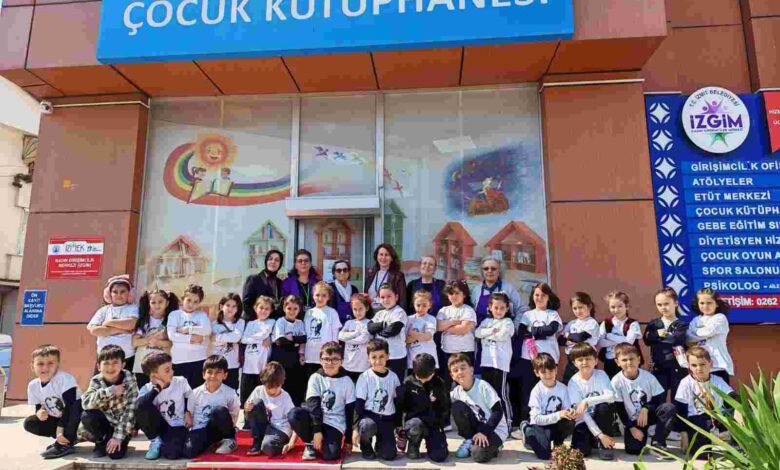 İZGİM Çocuk Kütüphanesi, Kütüphane Haftası’nda öğrencileri ağırladı