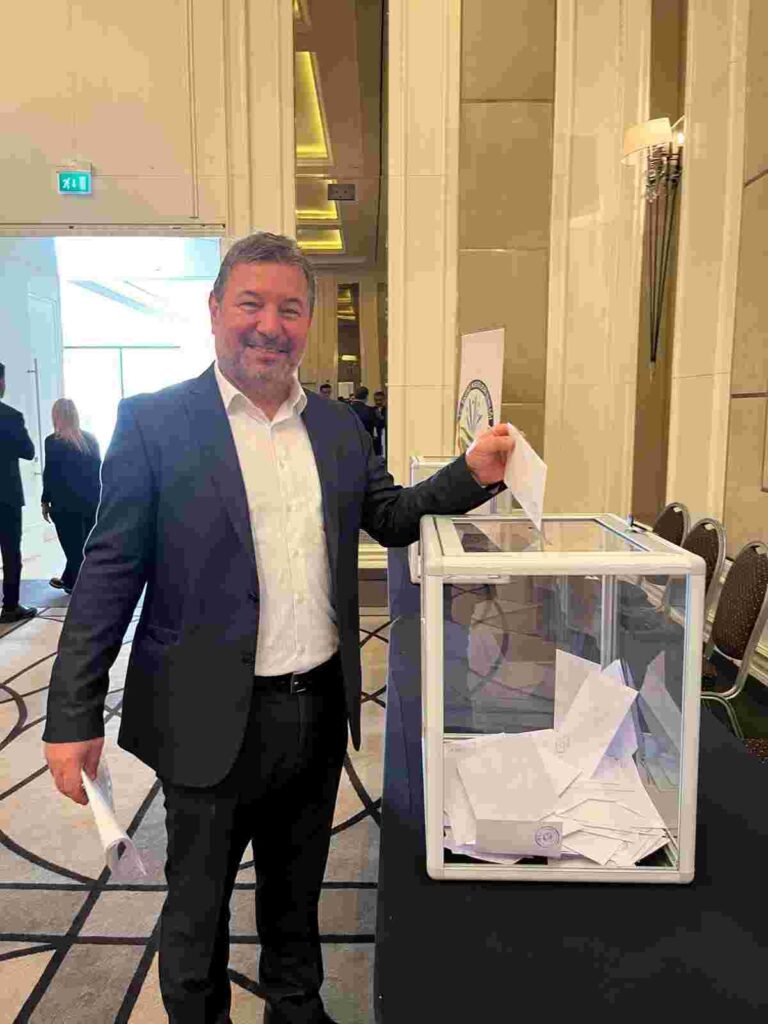 İzmit Belediyesi Meclis Üyeleri Muhammet Ertürk ve Cengiz Özcan, Ankara’da düzenlenen Enerji Kentleri Birliği olağan meclis toplantısına katıldı