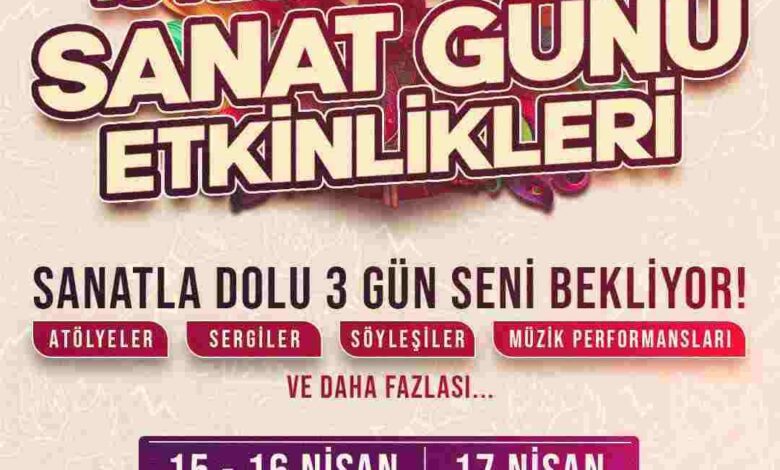 İzmit’te Dünya Sanat Günü coşkusu 3 gün sürecek