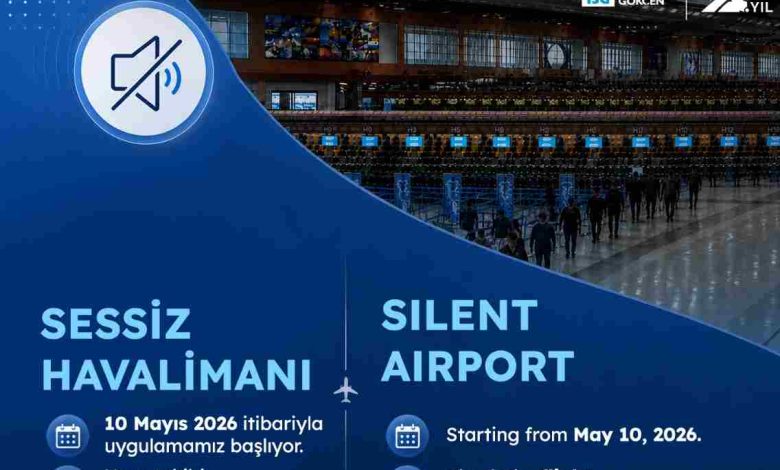 10 Mayıs Pazar günü "sessiz havalimanı" uygulaması başlıyor