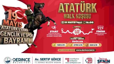 19 Mayıs Coşkusu Derince'de Atatürk Halk Koşusu ile Taçlanacak