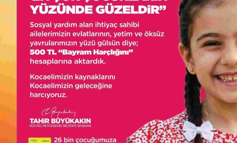 Bayramın en güzel geleneği Büyükşehir’le hayata geçiriliyor