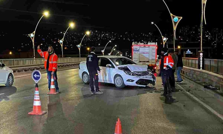Büyükşehir A Takımı’ndan kazaya ilk müdahale
