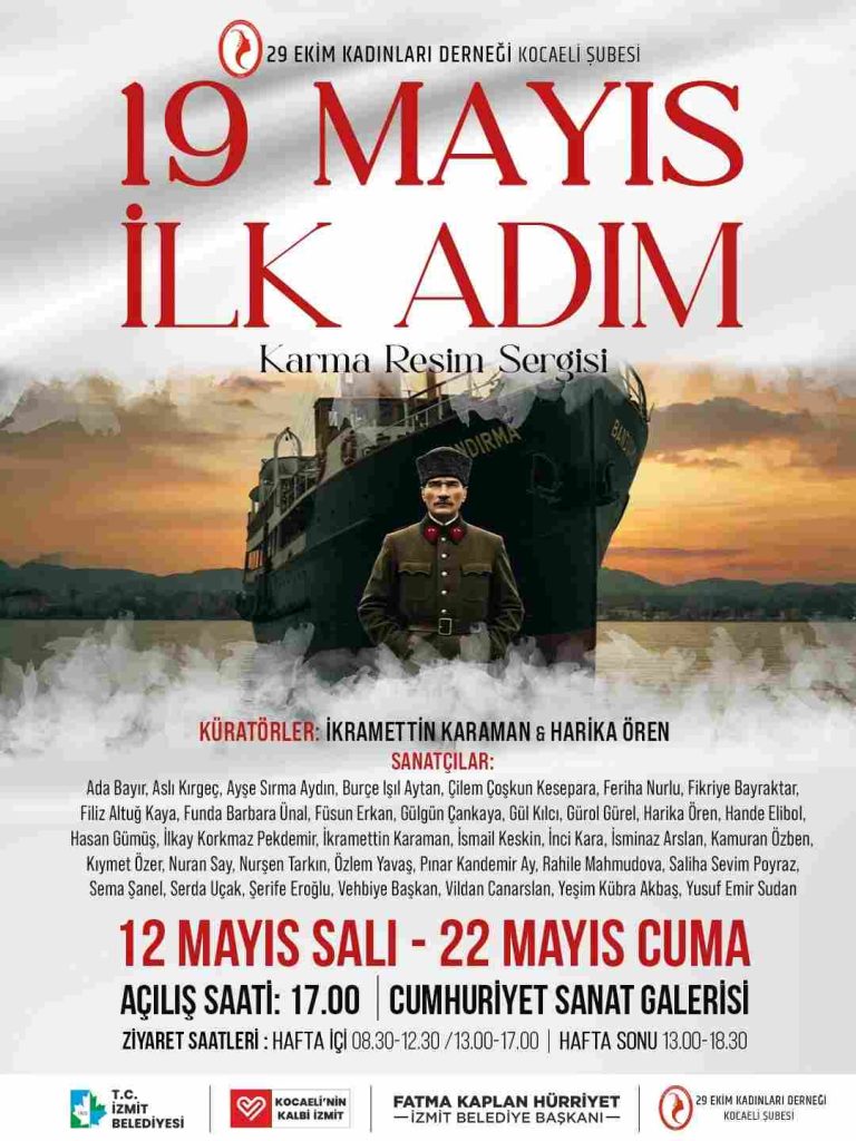 Cumhuriyet Sanat Galerisi’nde 19 Mayıs’a özel karma sergi