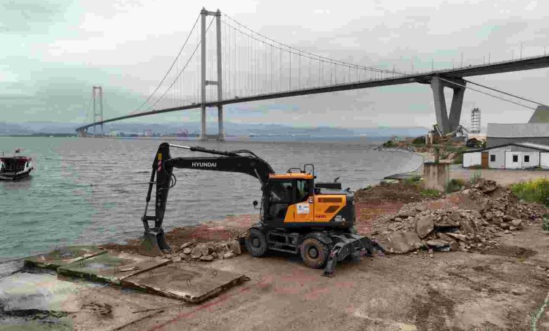 Diliskelesi Sahil İkinci Etap Projesinde İlk Kazma Vuruldu