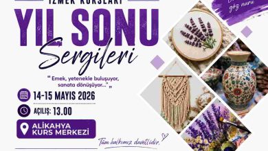 İZMEK Alikahya Kurs Merkezi’nde yılsonu sergisi heyecanı