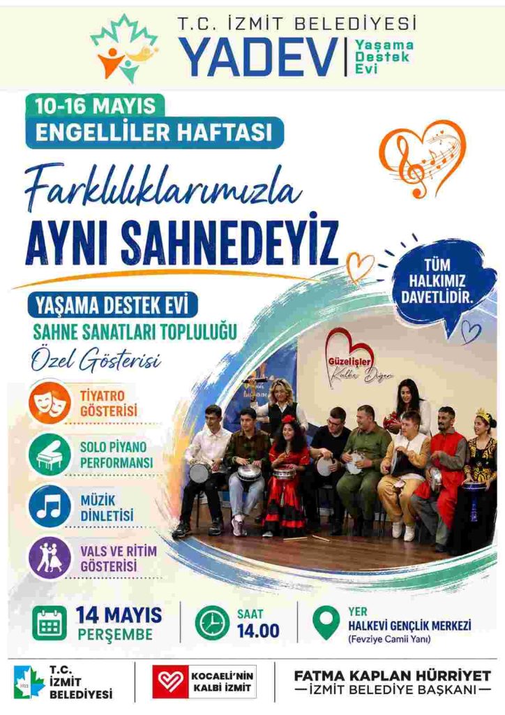 İzmit’te YADEV’li özel bireyler sanatla farkındalık yaratacak