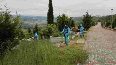 Kocaeli’de şehitlik ve mezarlıklar bayrama hazır