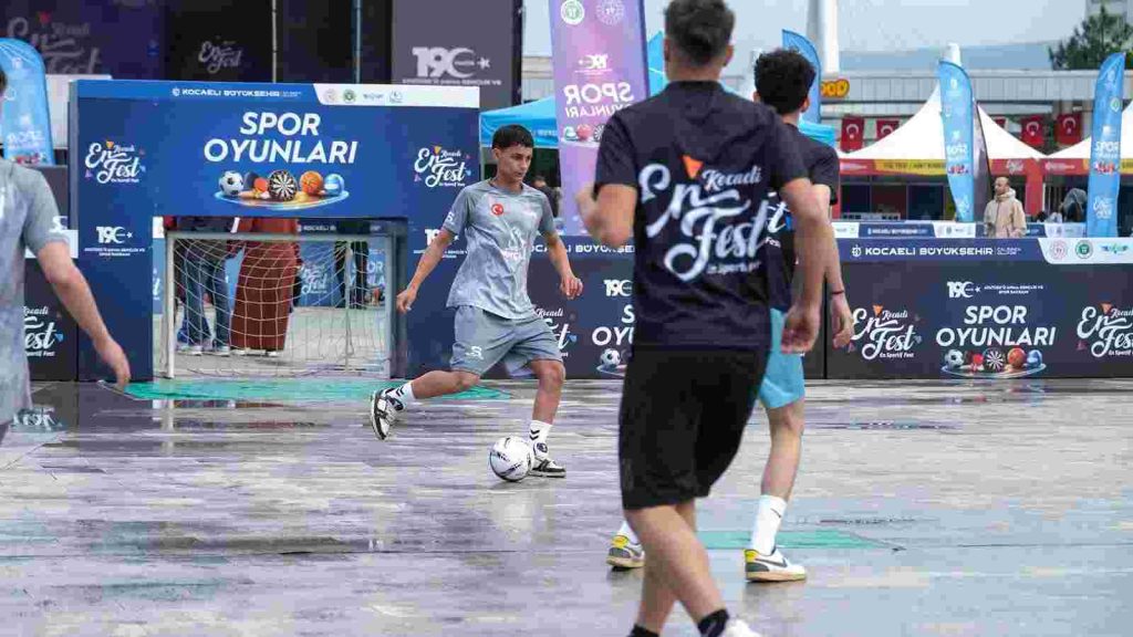 Kocaeli’de sporun kalbi EnFest’te attı