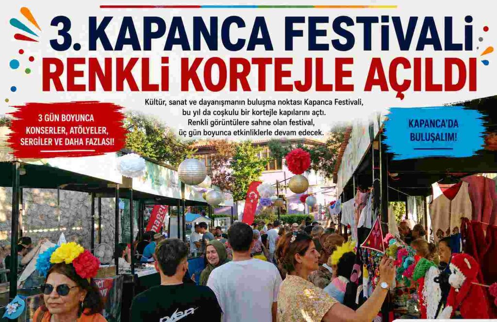 3. Kapanca Festivali renkli kortejle açıldı